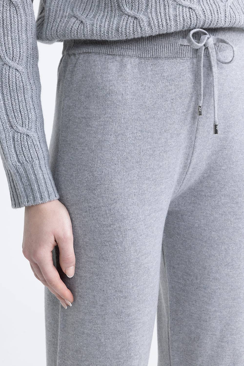 Peserico Pantalone Jogger In Lana, Seta E Cashmere