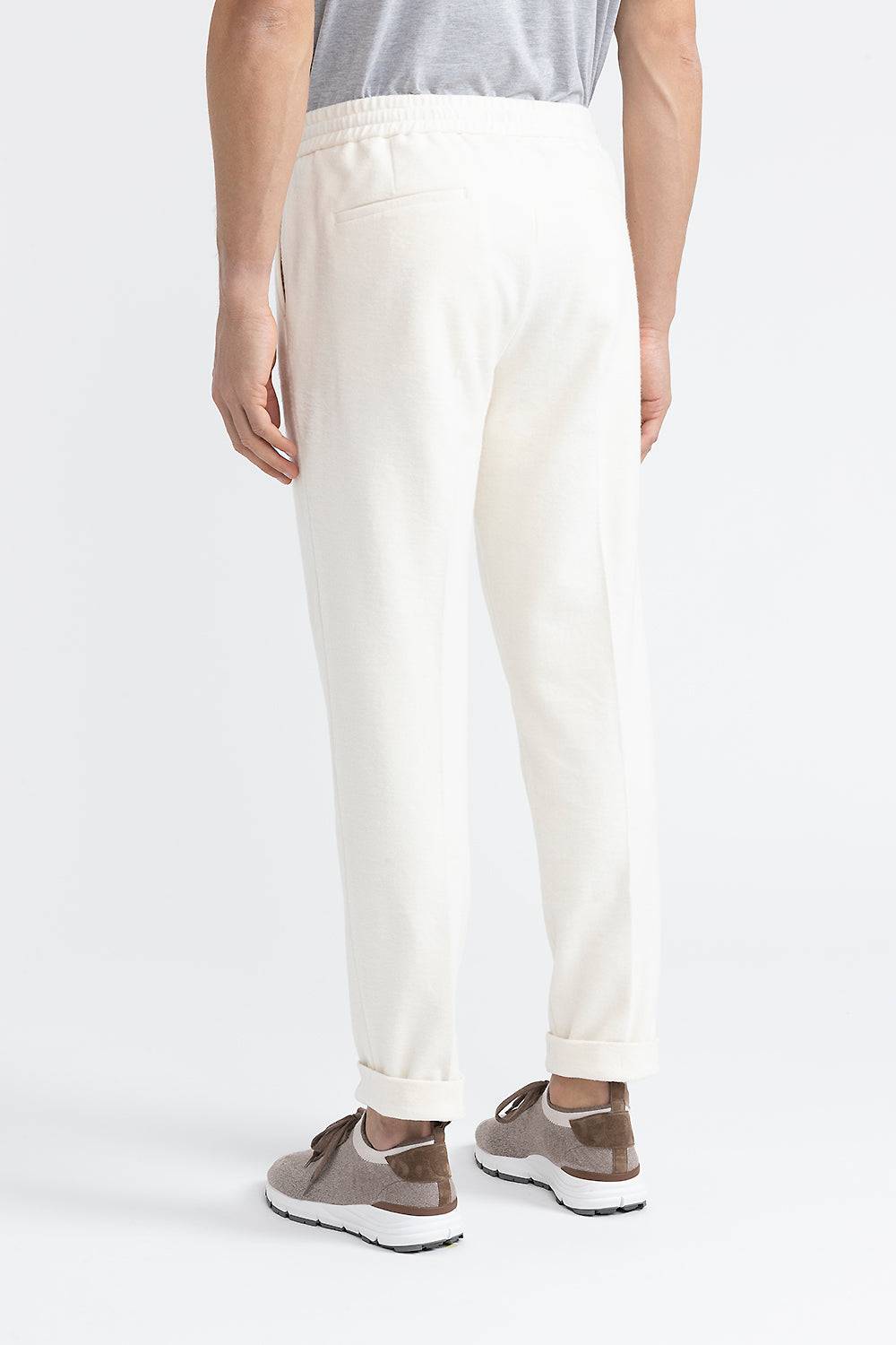 Peserico Pantalone Jogger In Misto Cotone
