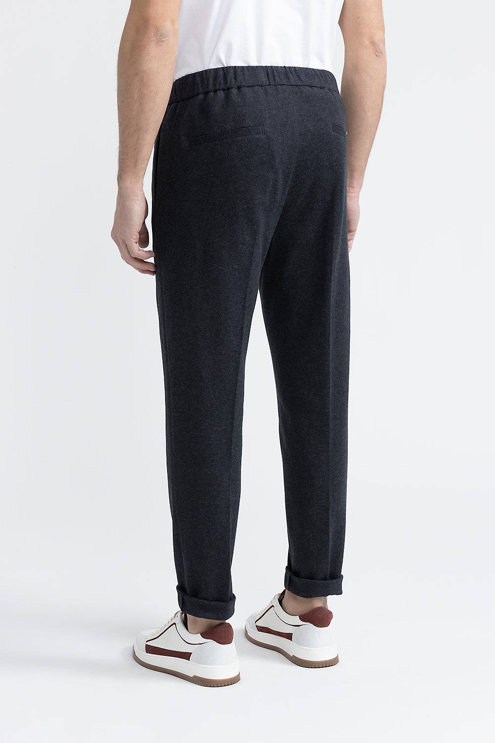Peserico Pantalone Jogger In Misto Cotone