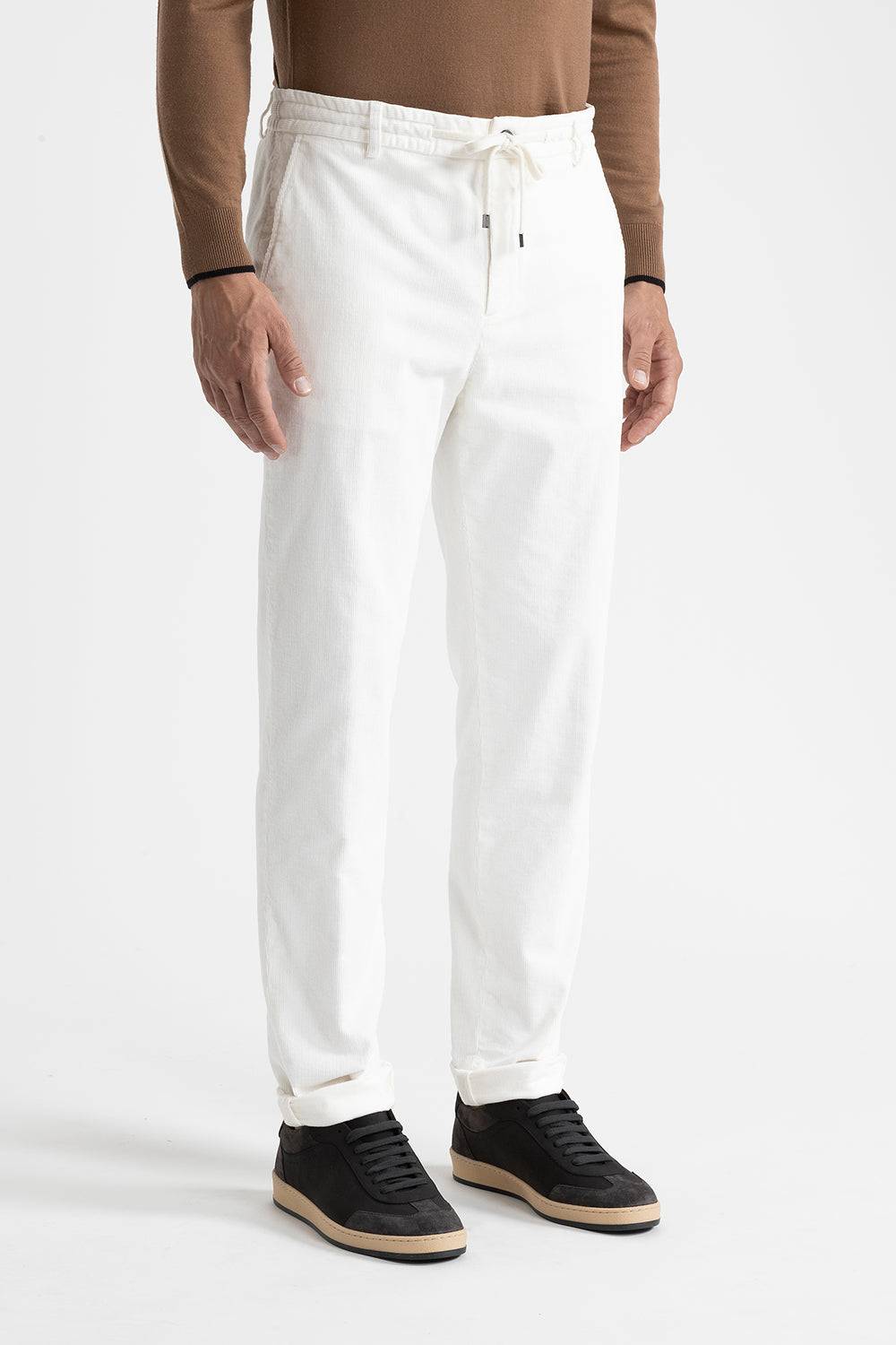Peserico Pantalone jogger in velluto di cotone