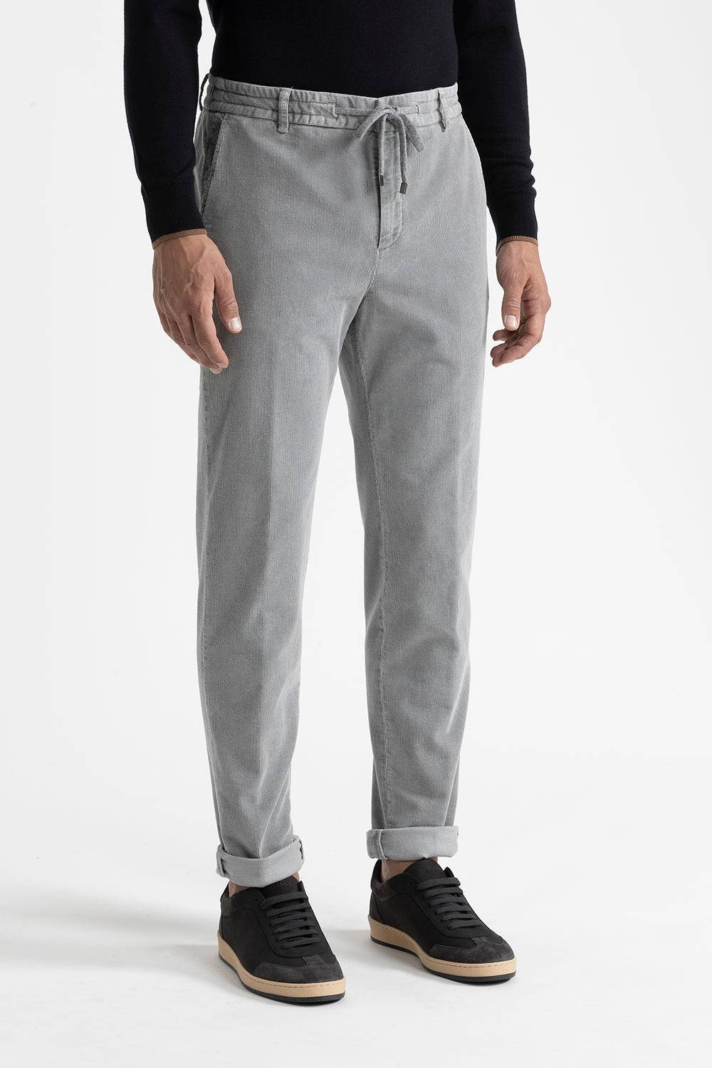 Peserico Pantalone jogger in velluto di cotone
