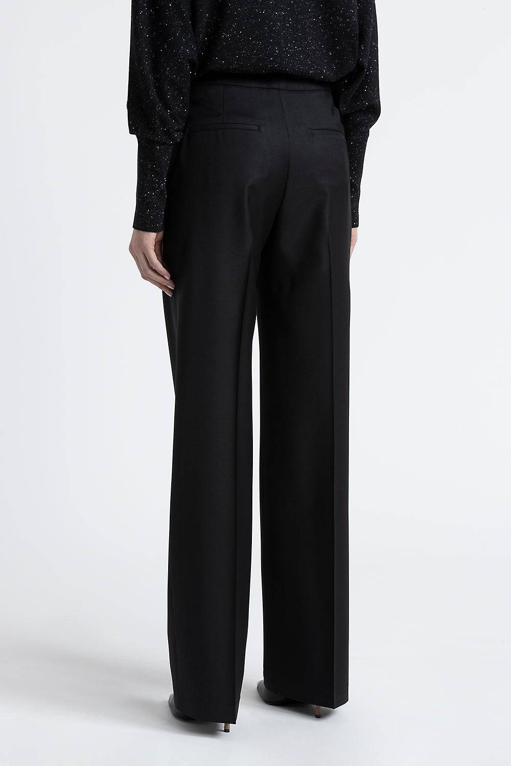 Peserico Pantalone Straight In Pura Lana