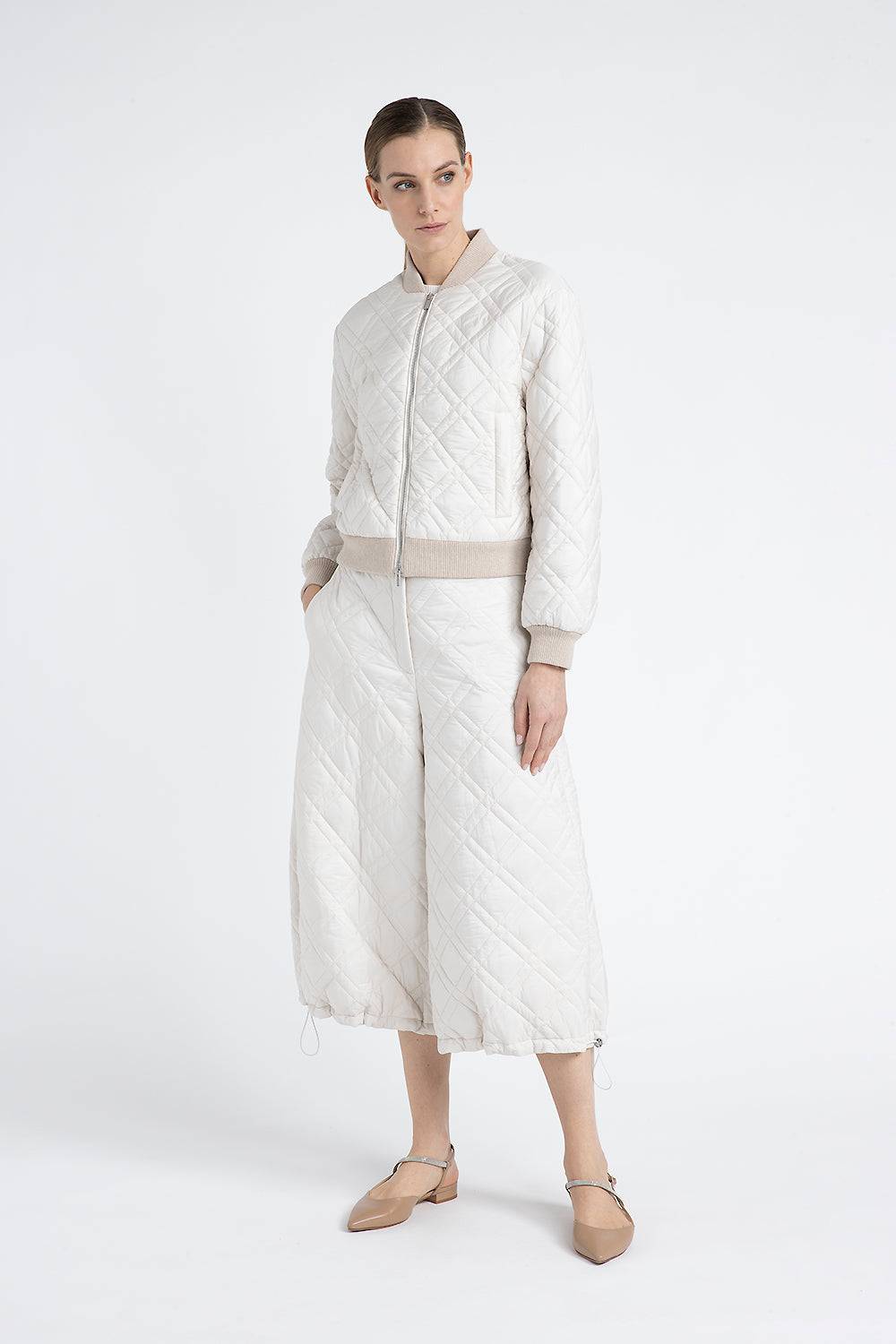 Peserico Pantalone Trapuntato Antigoccia