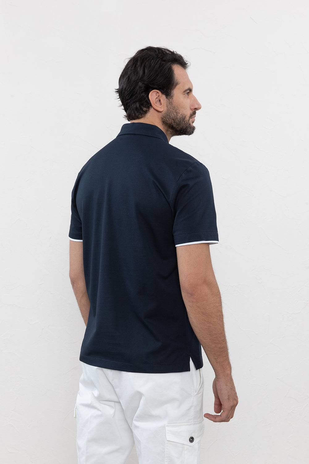 Peserico Polo In Piquet Di Cotone Supima