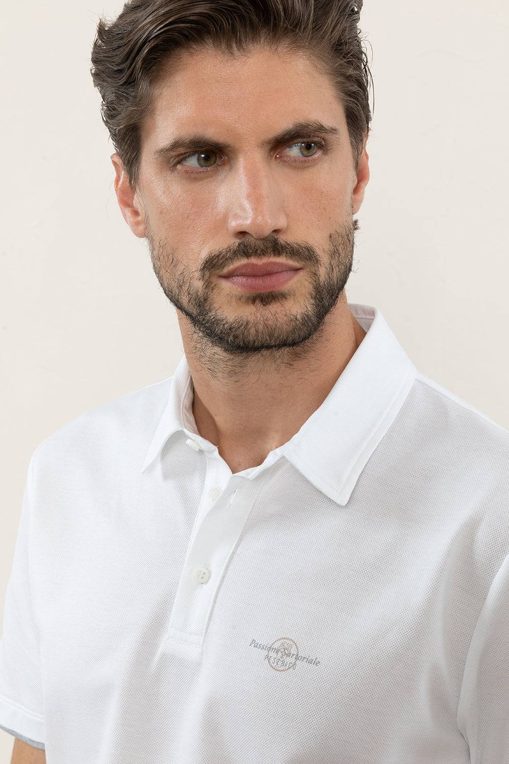 Peserico Polo In Piquet Di Cotone Supima