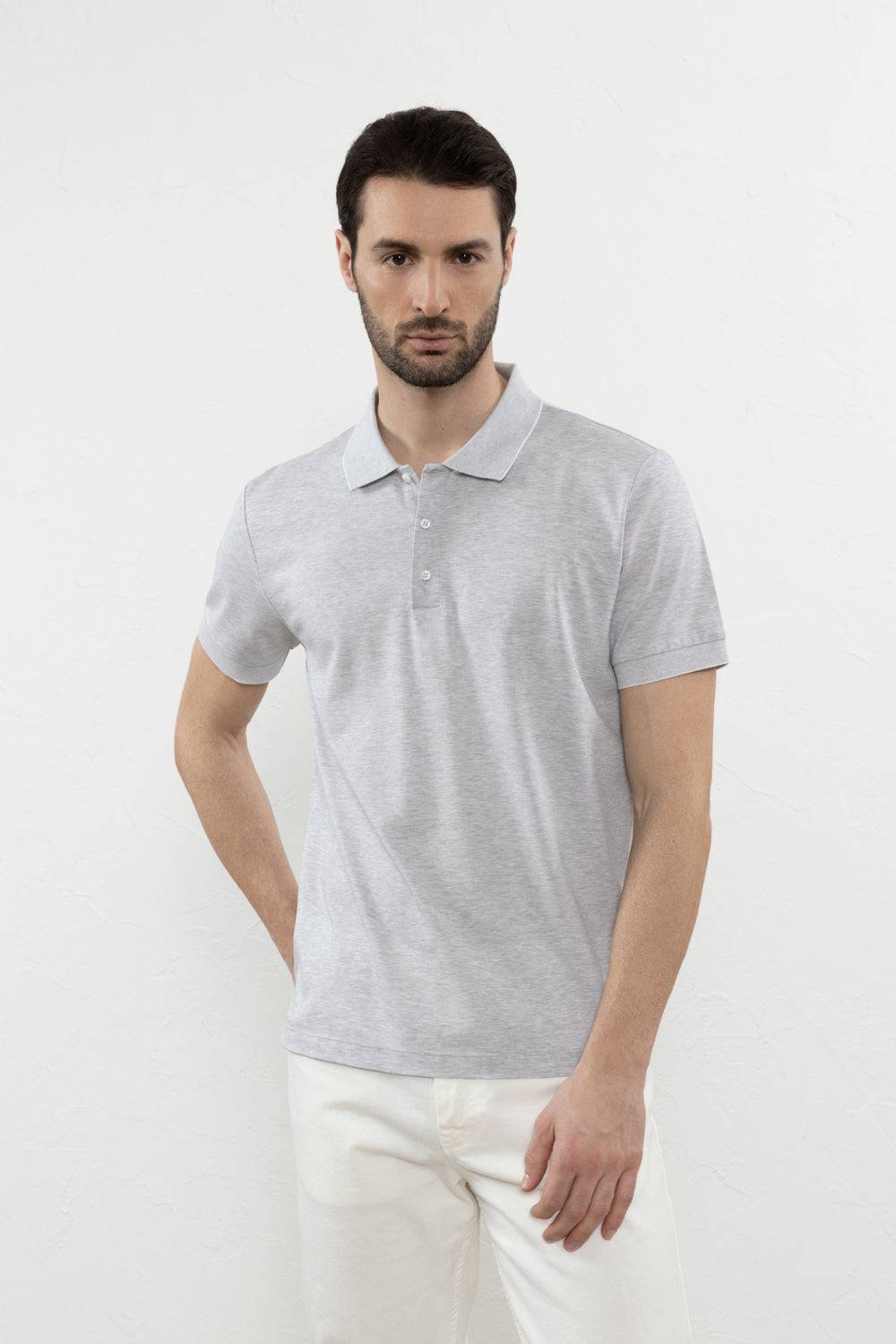 Peserico Polo in piquet di cotone