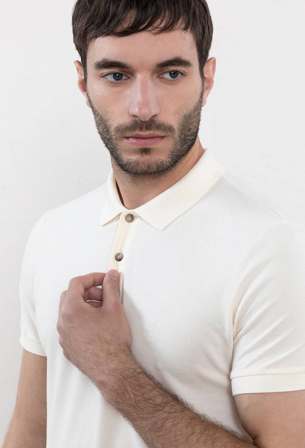 Peserico Polo In Piquet Di Soffice Cotone