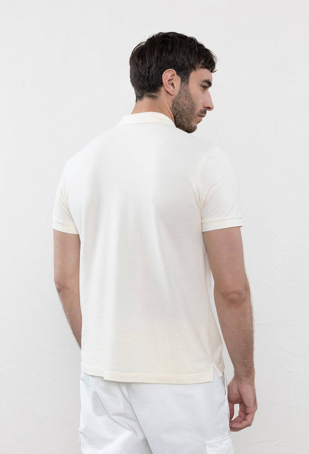 Peserico Polo In Piquet Di Soffice Cotone