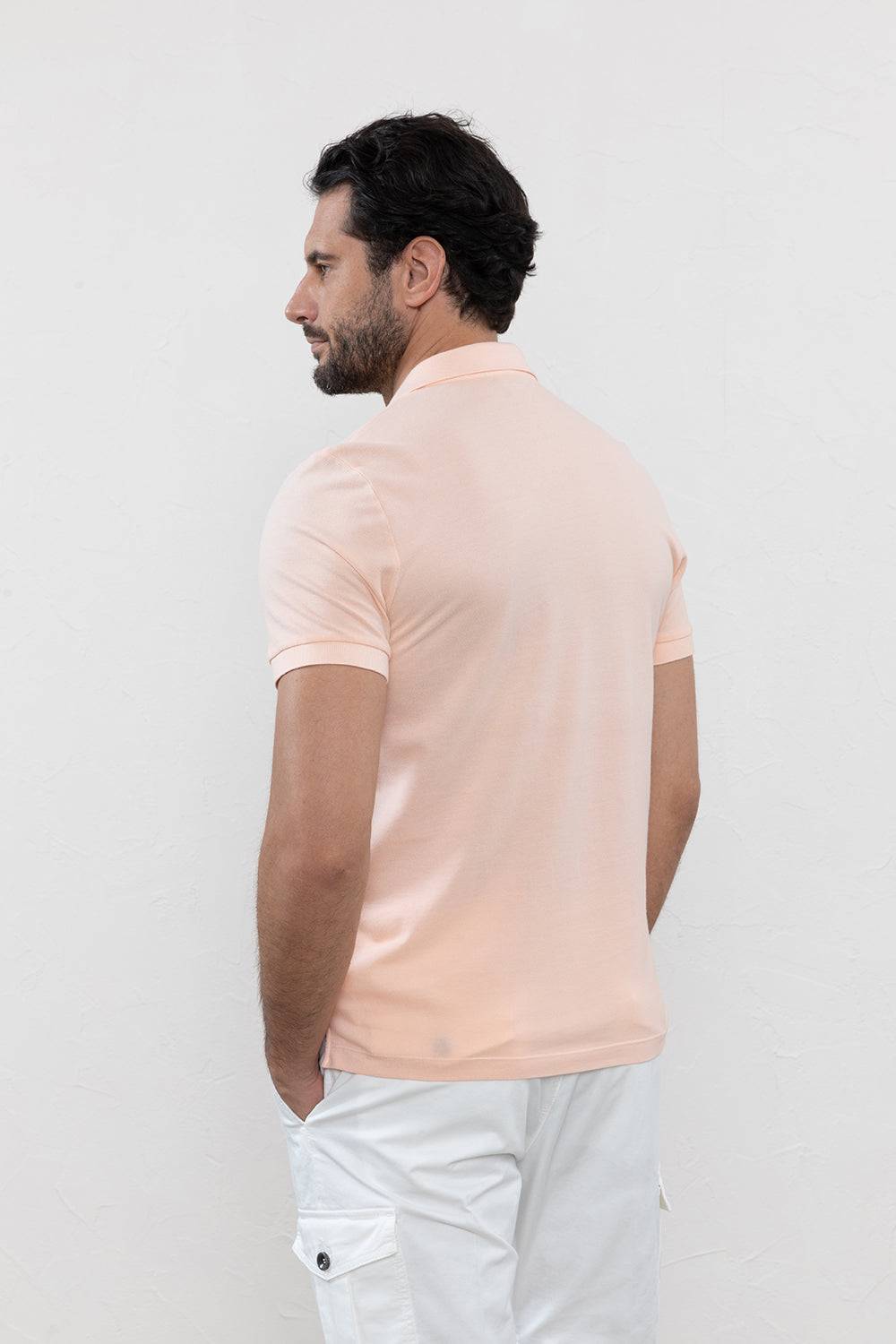 Peserico Polo In Piquet Di Soffice Cotone