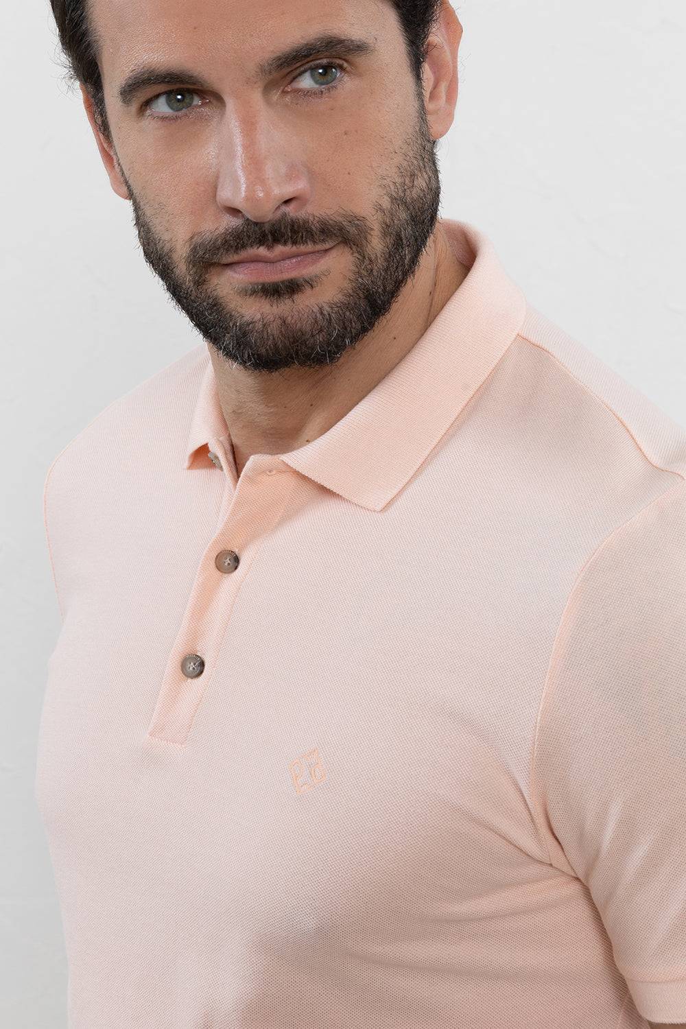 Peserico Polo In Piquet Di Soffice Cotone