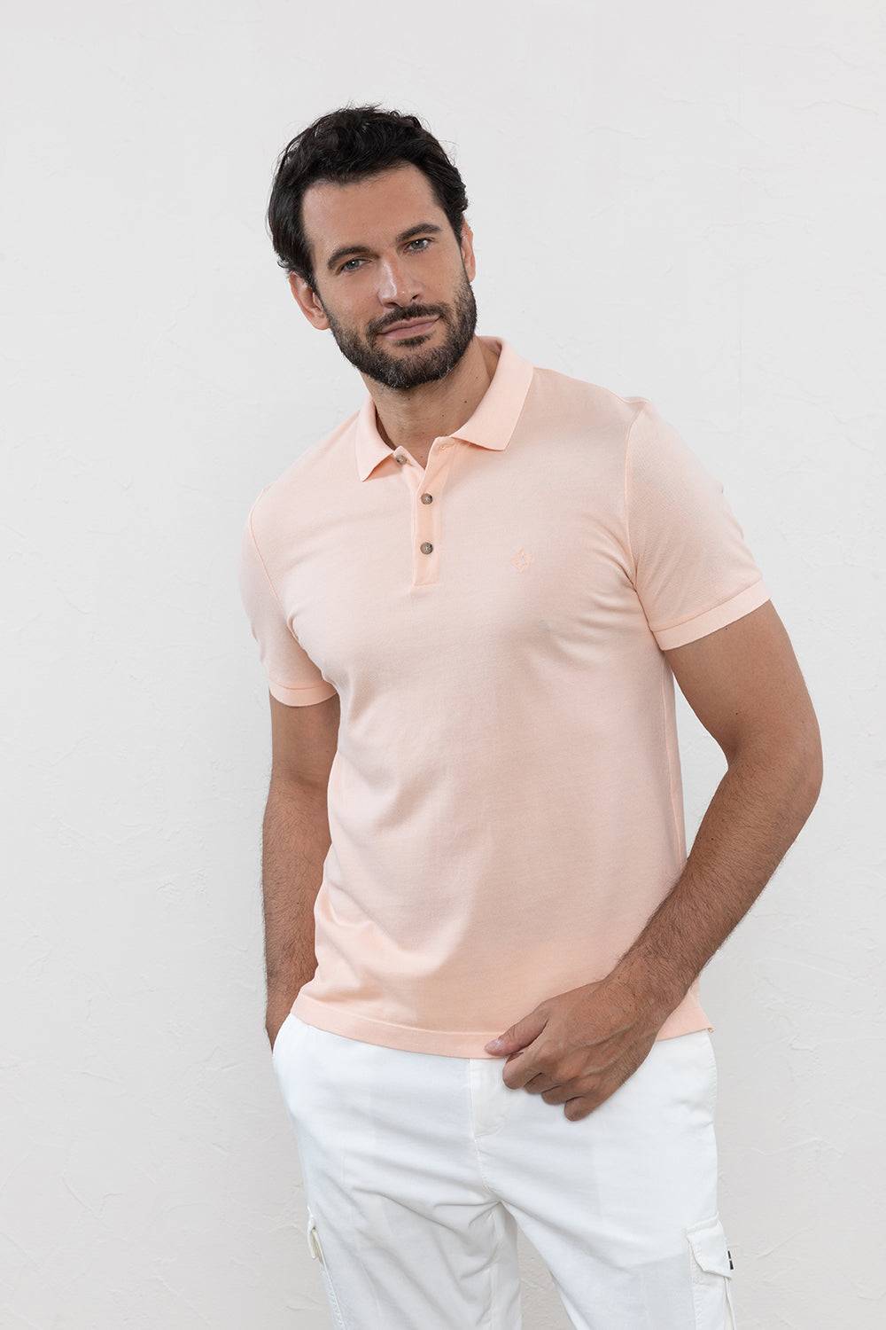 Peserico Polo in piquet di soffice cotone