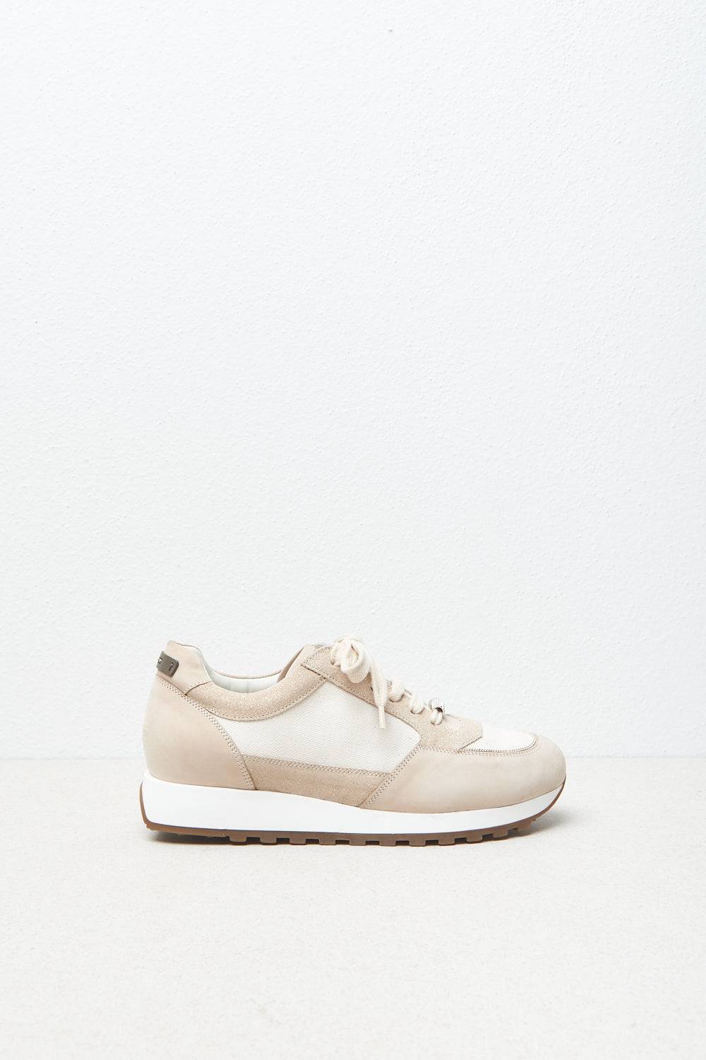 Peserico Sneaker In Canvas E Pelle Nabuk