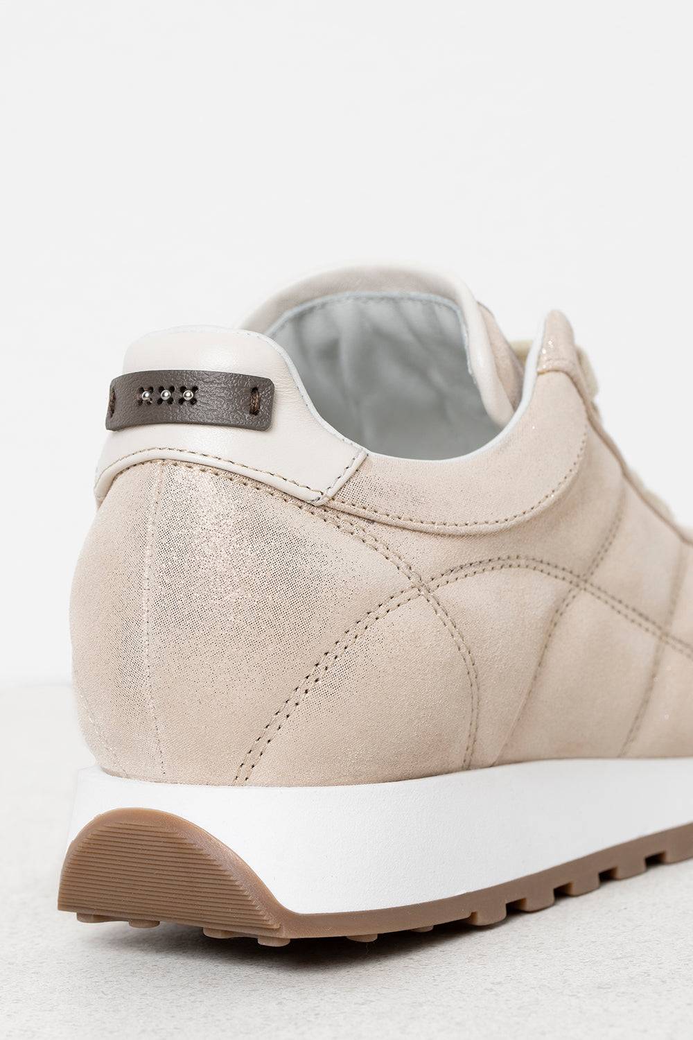 Peserico Sneaker In Pelle Glitter