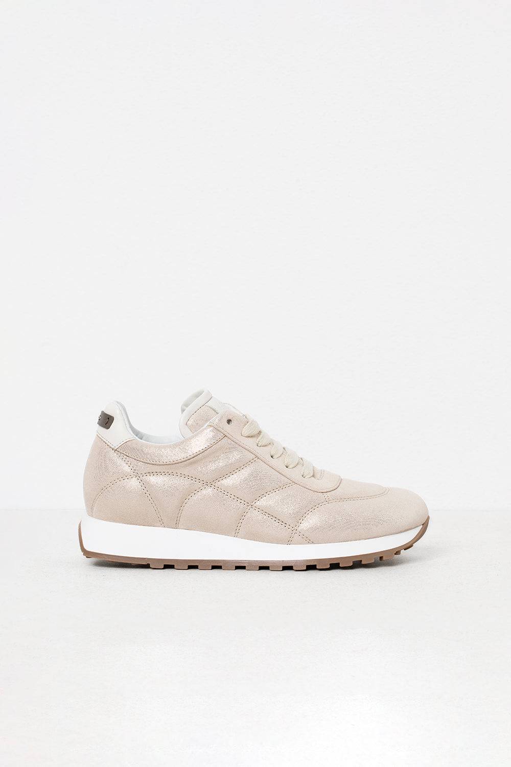 Peserico Sneaker in pelle glitter