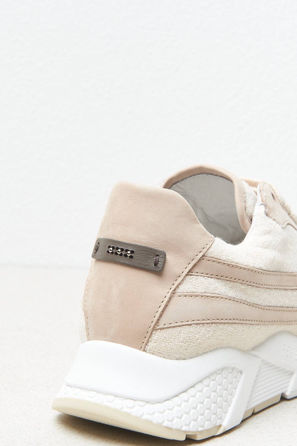 Peserico Sneaker In Spugna E Vera Pelle Nabuk