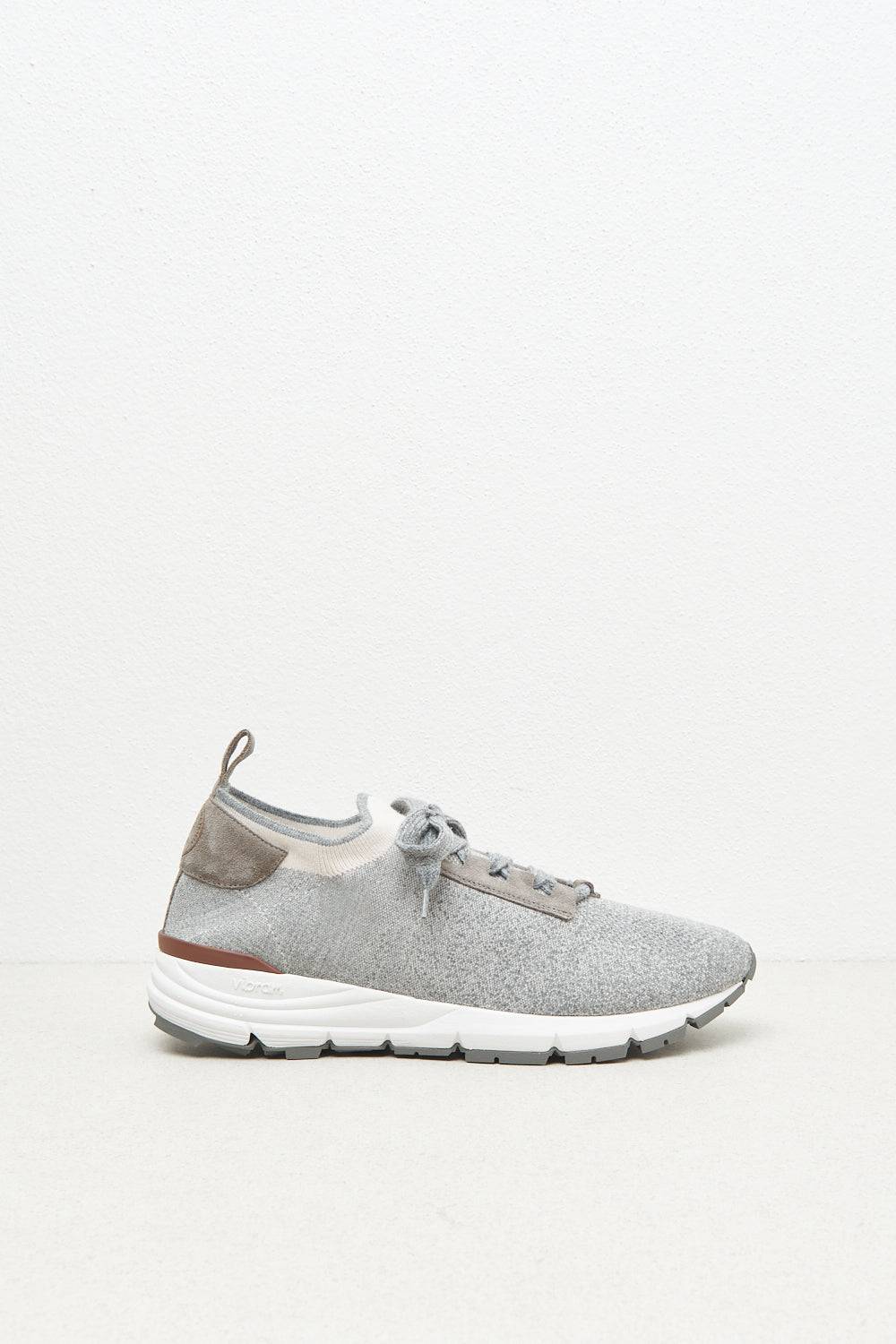 Peserico Sneakers In Maglia E Vera Pelle