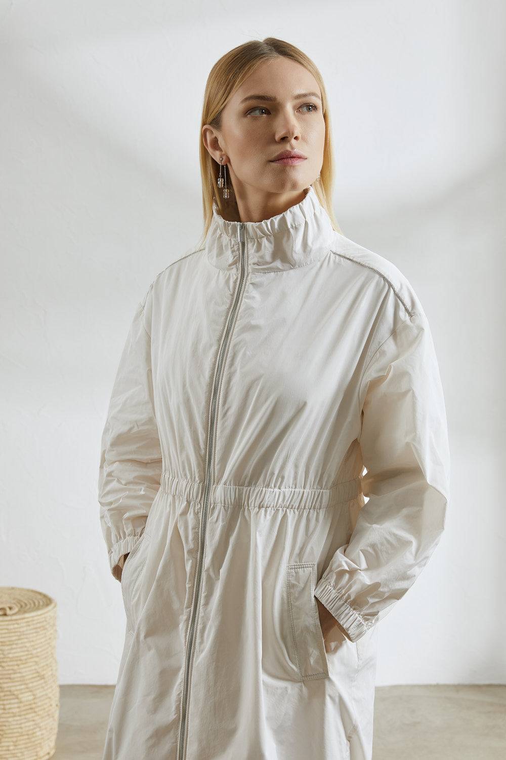 Peserico Spolvero In Taffetà Tecnico