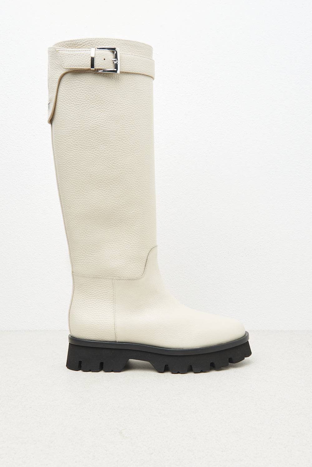 Peserico Stivali A Tubo In Pelle Con Fibbia