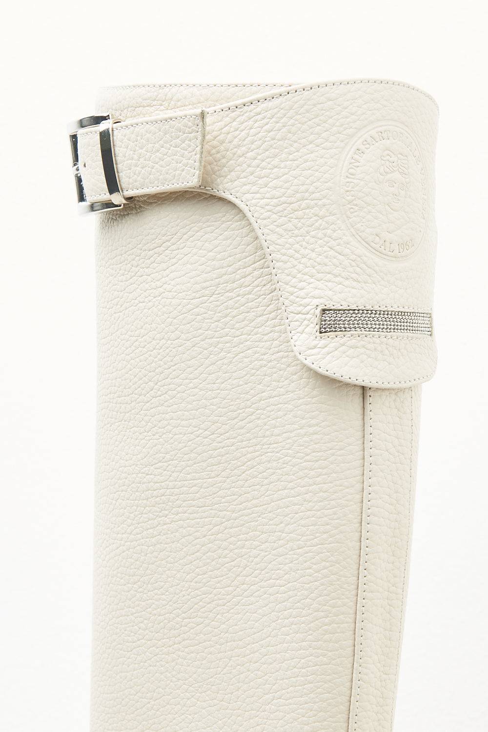 Peserico Stivali A Tubo In Pelle Con Fibbia