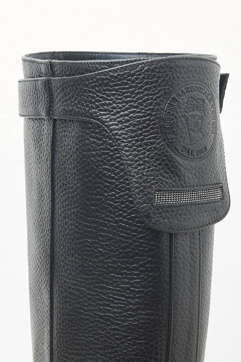 Peserico Stivali A Tubo In Pelle Con Fibbia