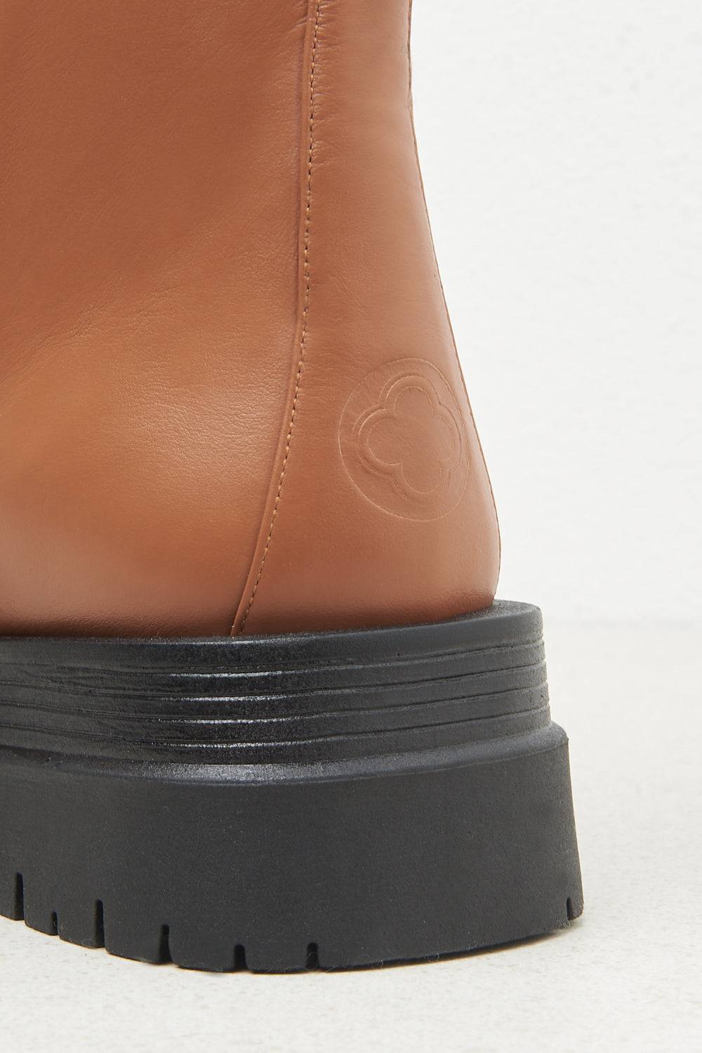 Peserico Stivali Platform In Pelle