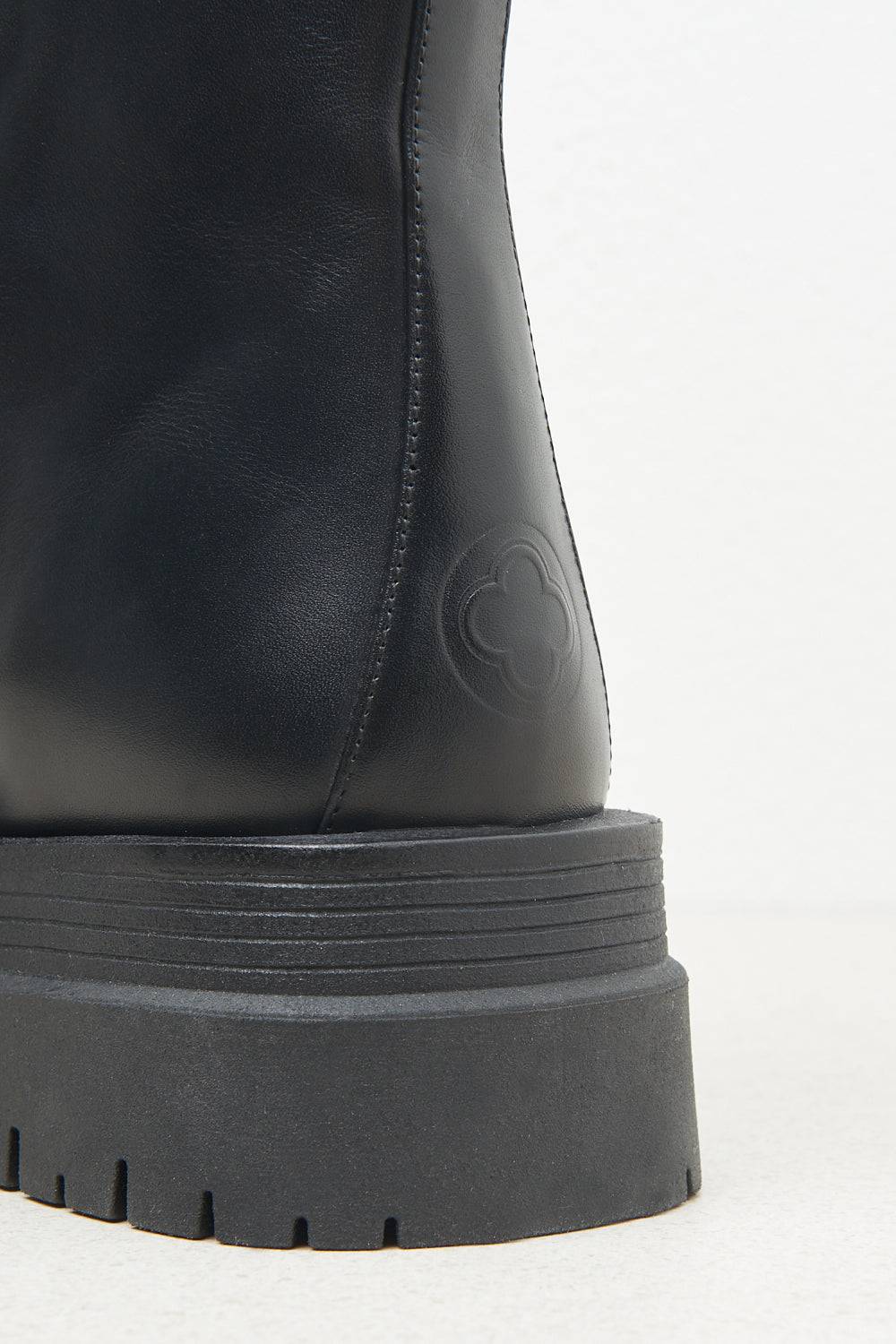 Peserico Stivali Platform In Pelle