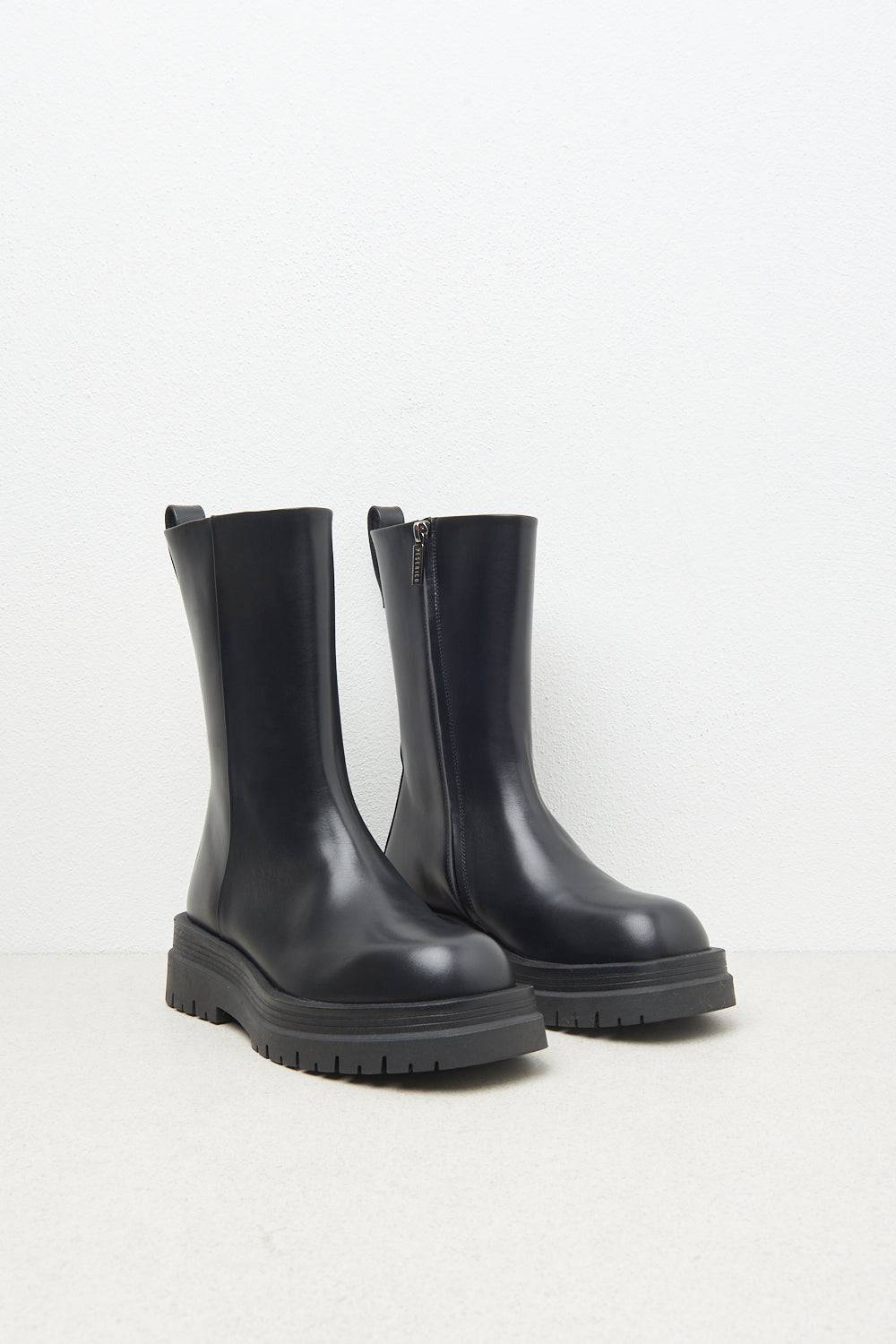 Peserico Stivali platform in pelle