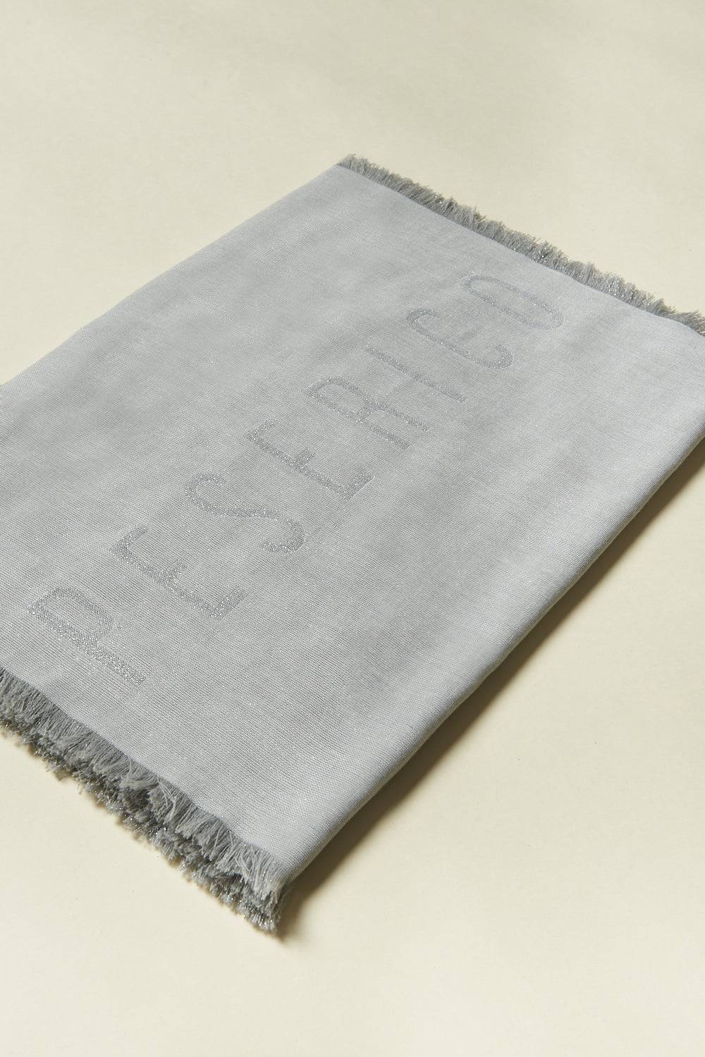 Peserico Stola A Doppio Velo In Misto Cotone