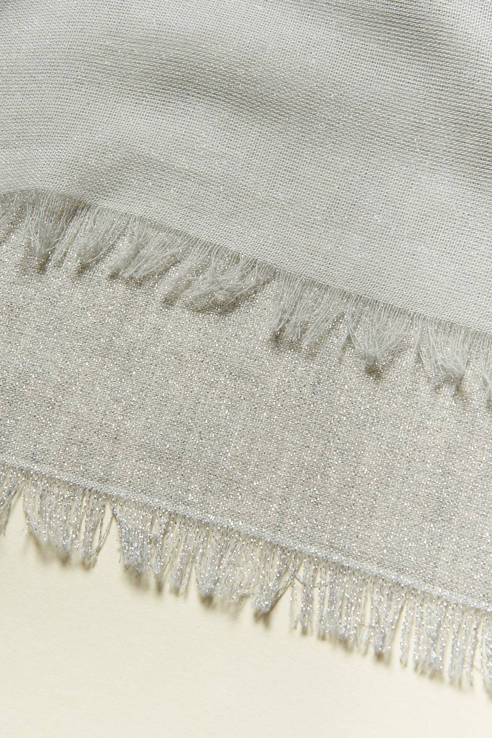 Peserico Stola A Doppio Velo In Misto Cotone