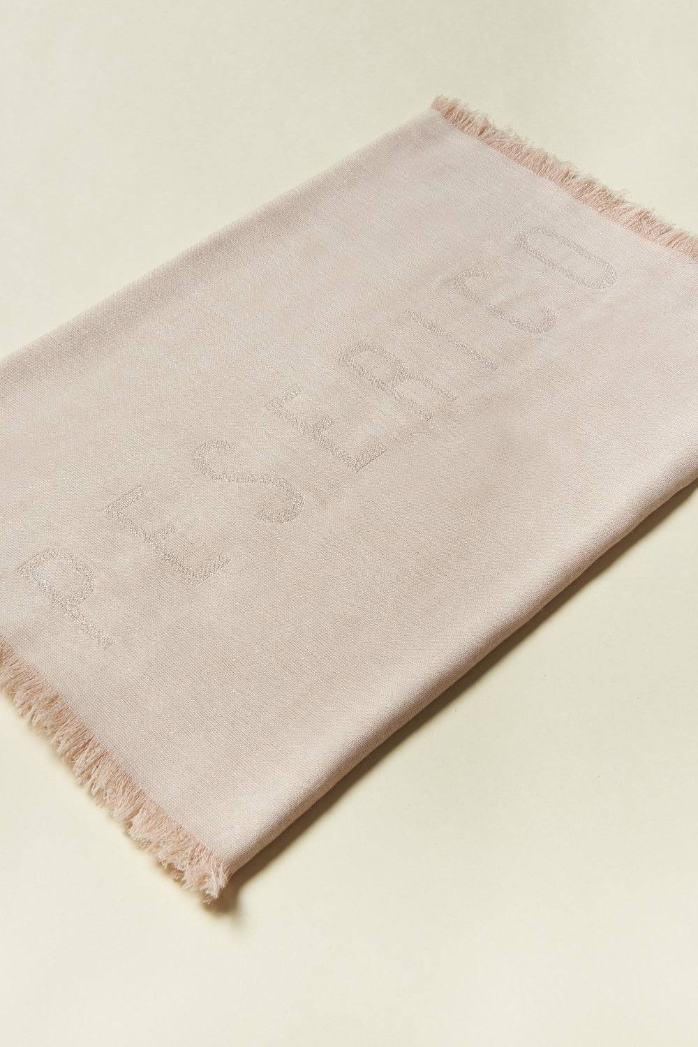 Peserico Stola A Doppio Velo In Misto Cotone