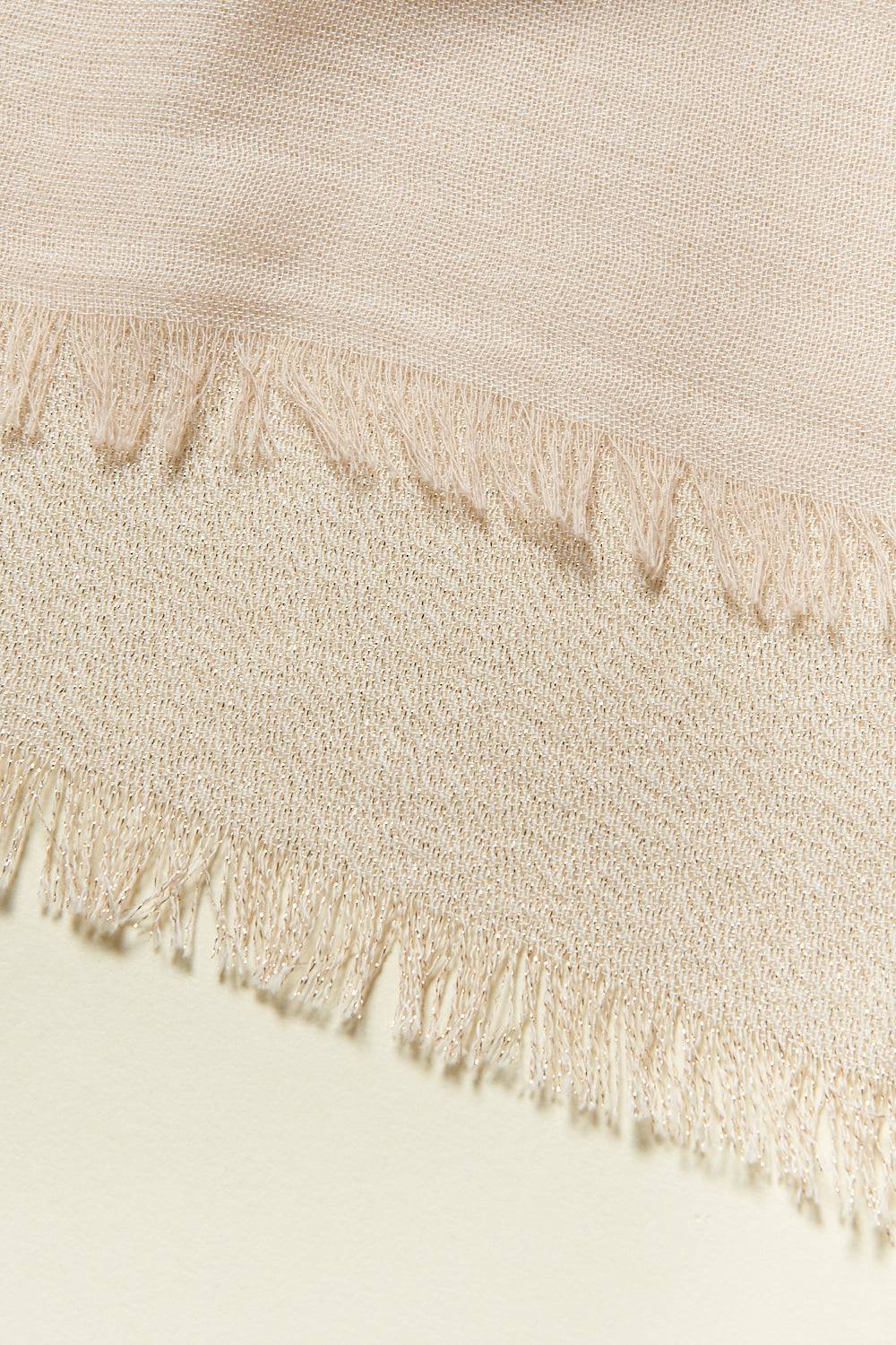 Peserico Stola A Doppio Velo In Misto Cotone