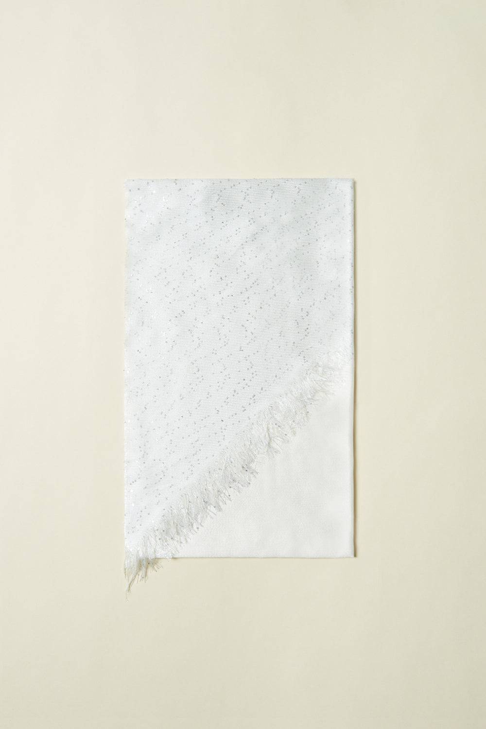 Peserico Stola in misto cotone con paillettes