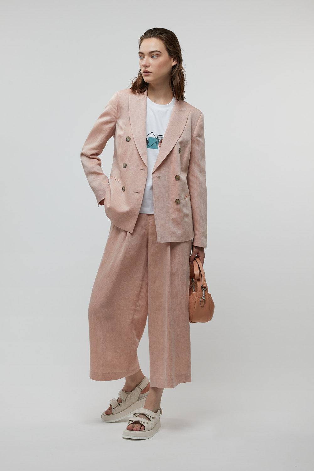 Peserico T-shirt In Jersey Di Cotone