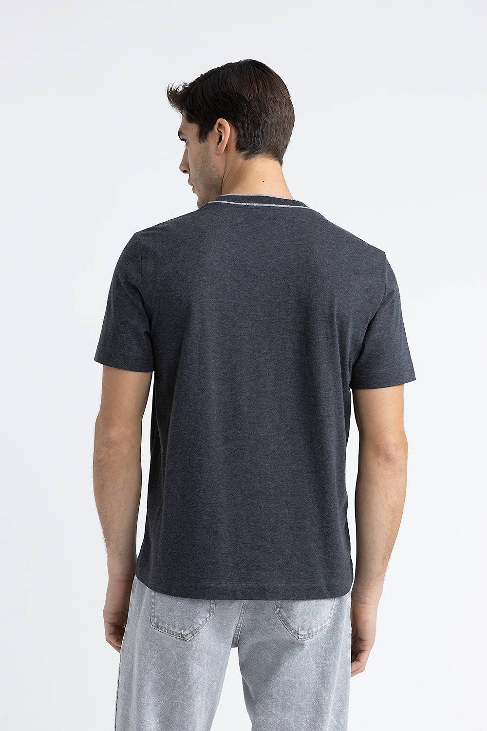 Peserico T-shirt In Jersey Di Cotone E Cashmere