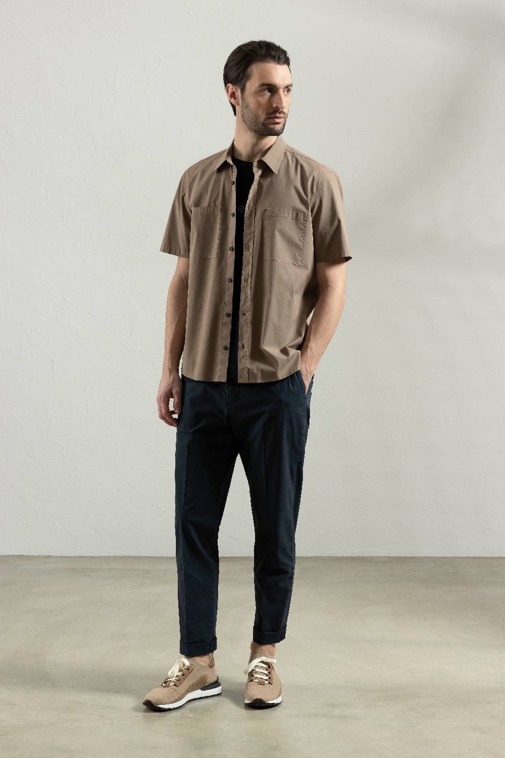 Peserico T-shirt In Morbido Jersey Di Puro Cotone