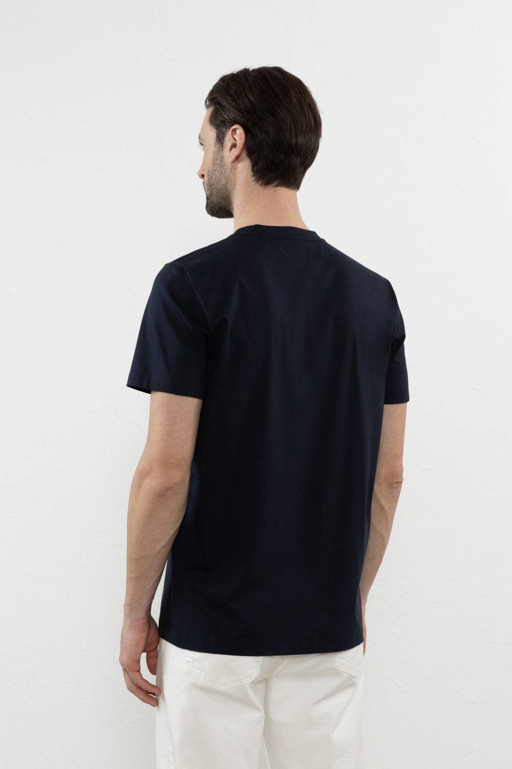 Peserico T-shirt In Morbido Jersey Di Puro Cotone