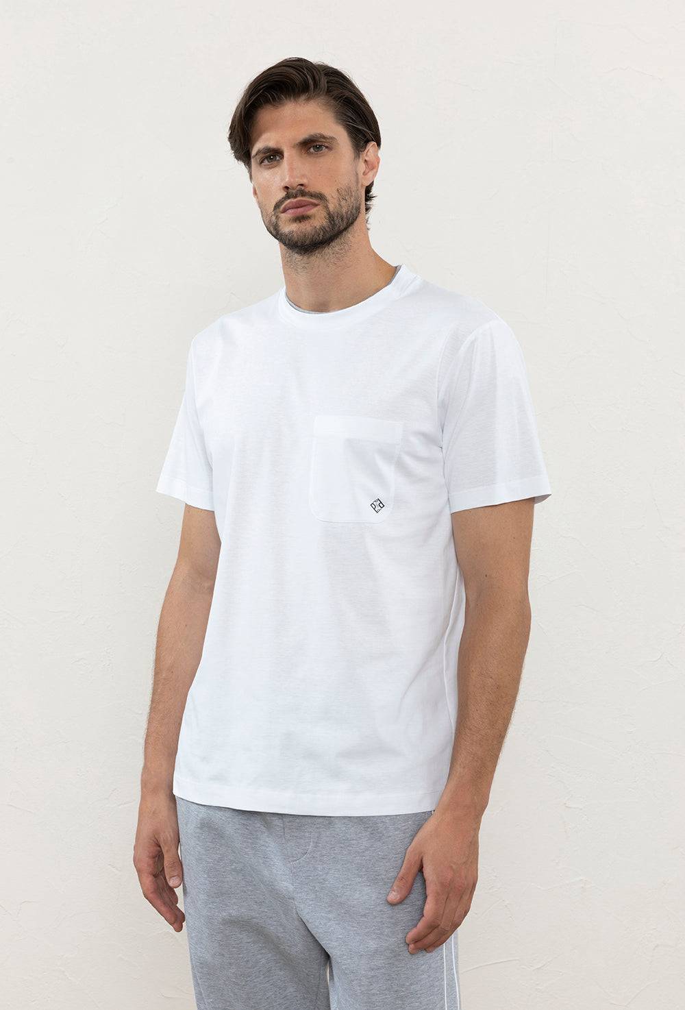 Peserico T-shirt in morbido jersey di puro cotone