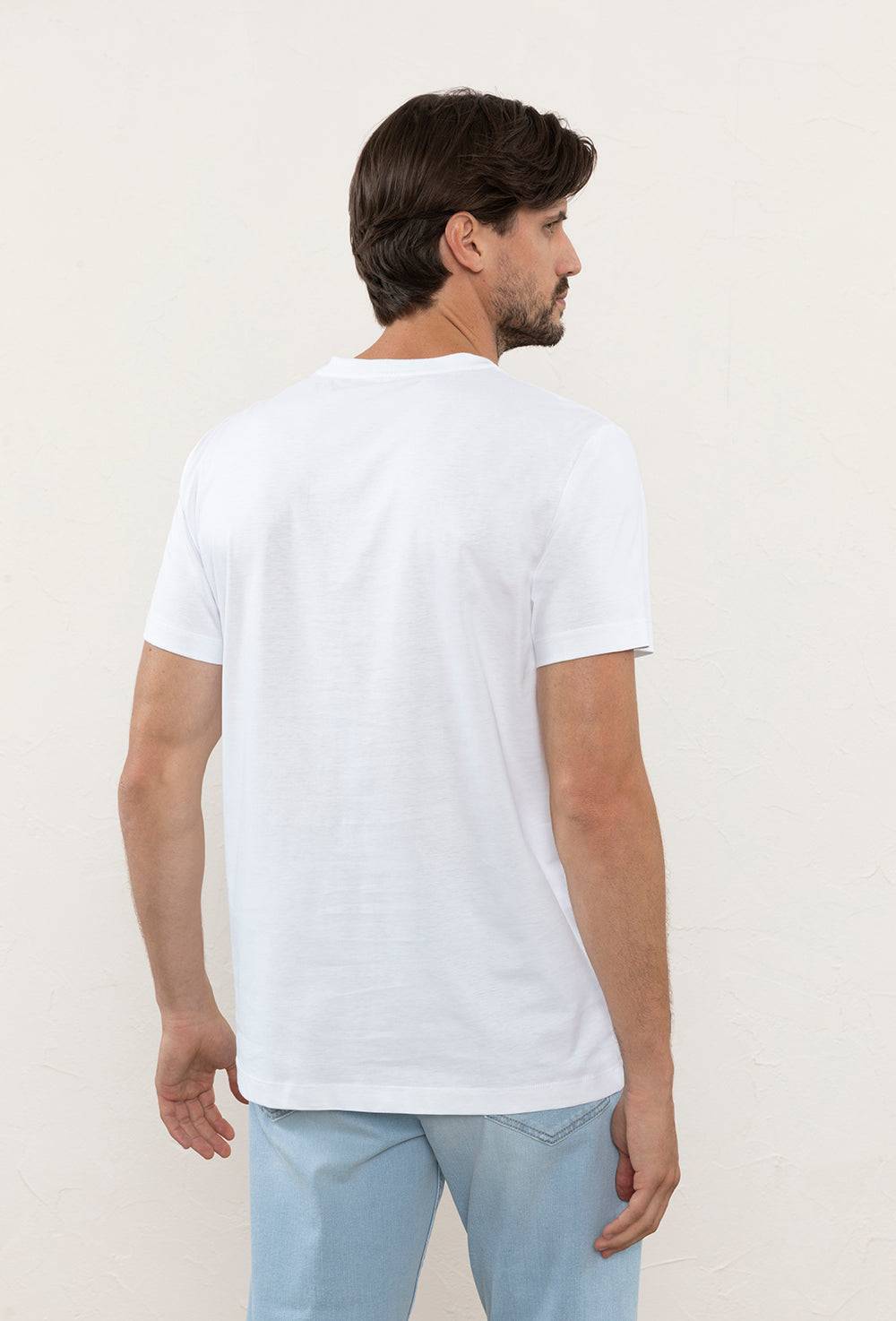 Peserico T-shirt In Morbido Jersey Di Puro Cotone