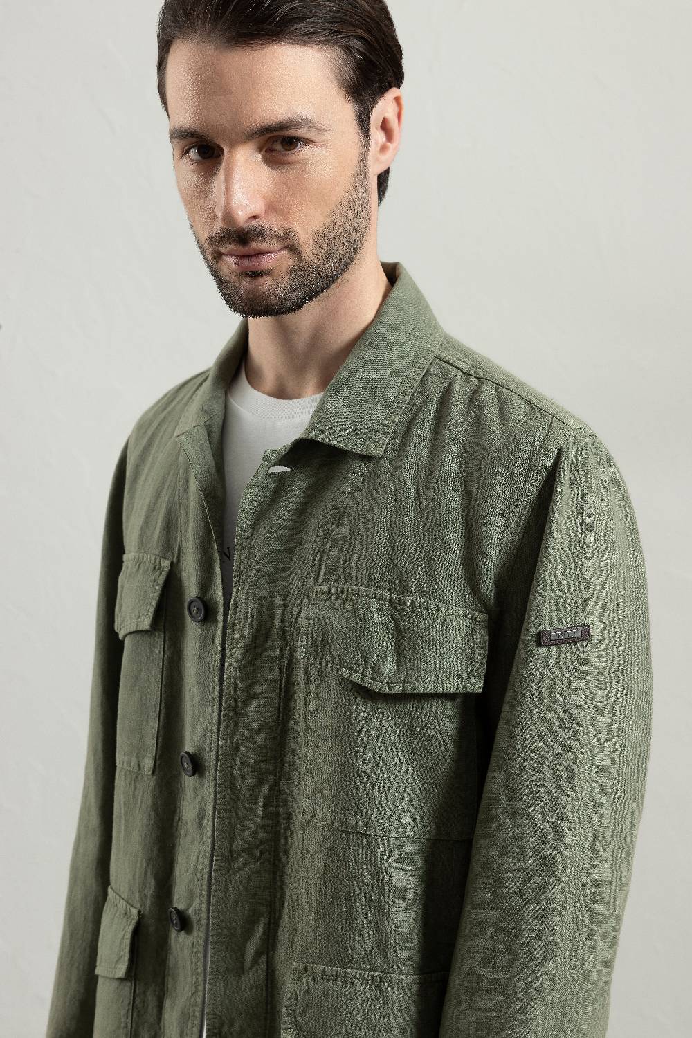 Peserico T-shirt In Morbido Jersey Di Puro Cotone