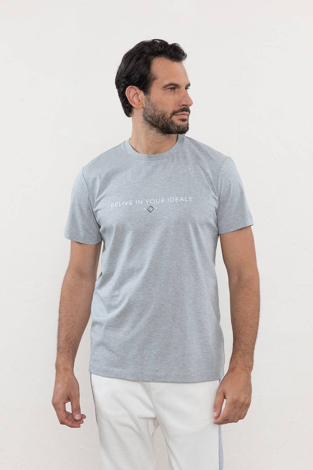 Peserico T-shirt in morbido jersey di puro cotone