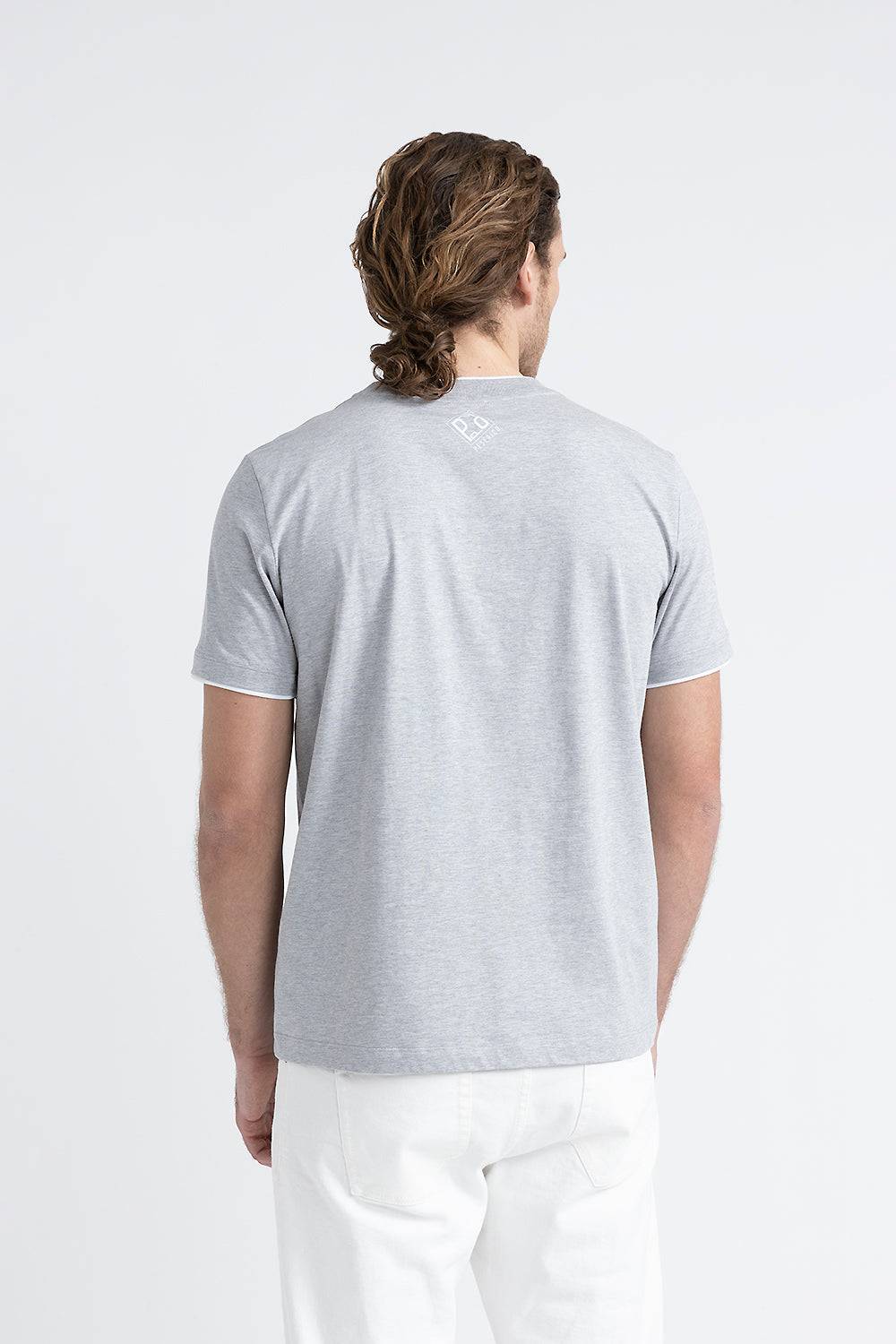 Peserico T-shirt In Morbido Jersey Di Puro Cotone