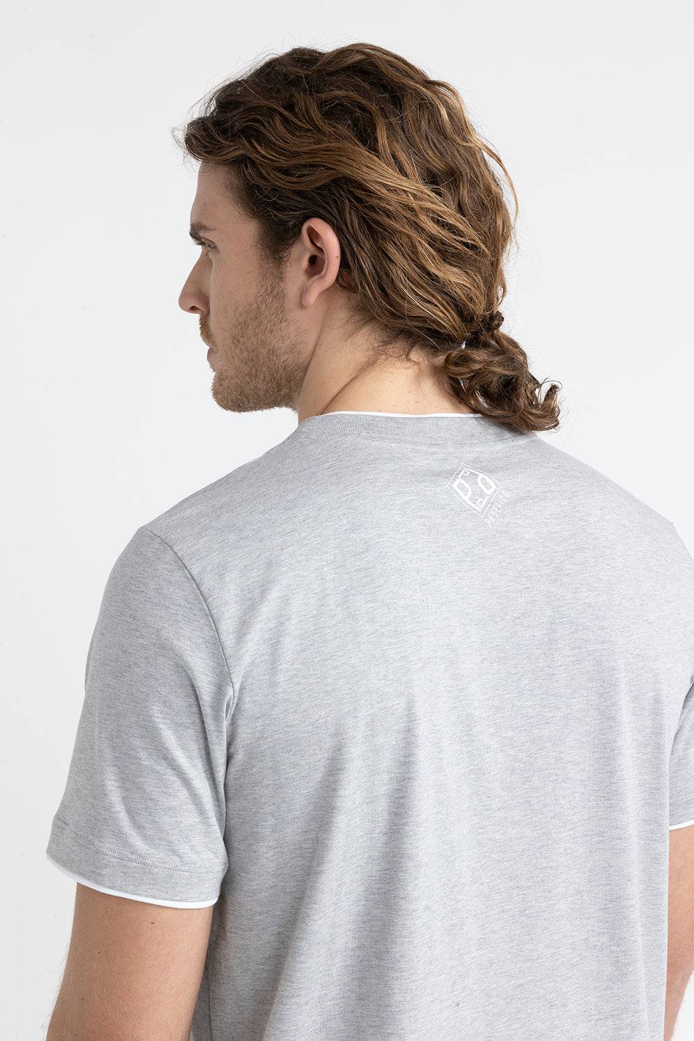 Peserico T-shirt In Morbido Jersey Di Puro Cotone