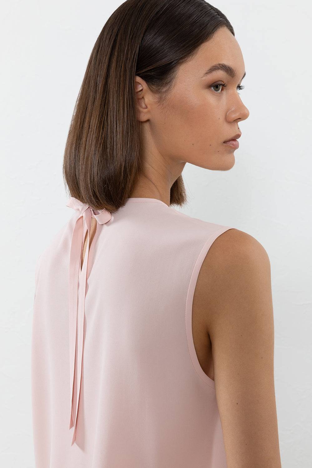 Peserico Top In Crepe De Chine Misto Seta