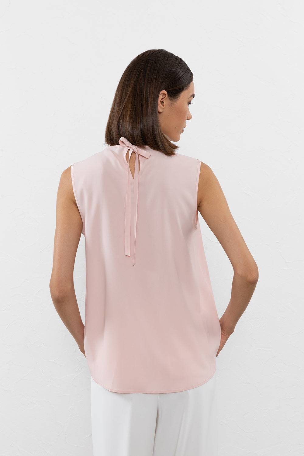 Peserico Top In Crepe De Chine Misto Seta