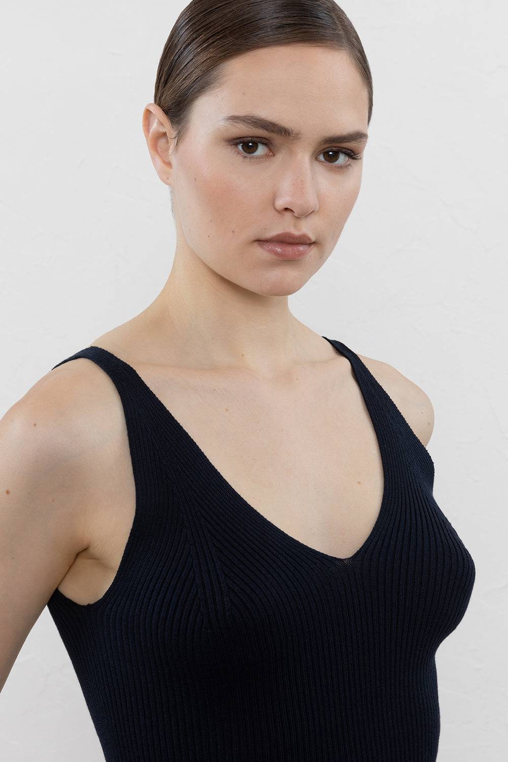 Peserico Top in filato di seta e cotone