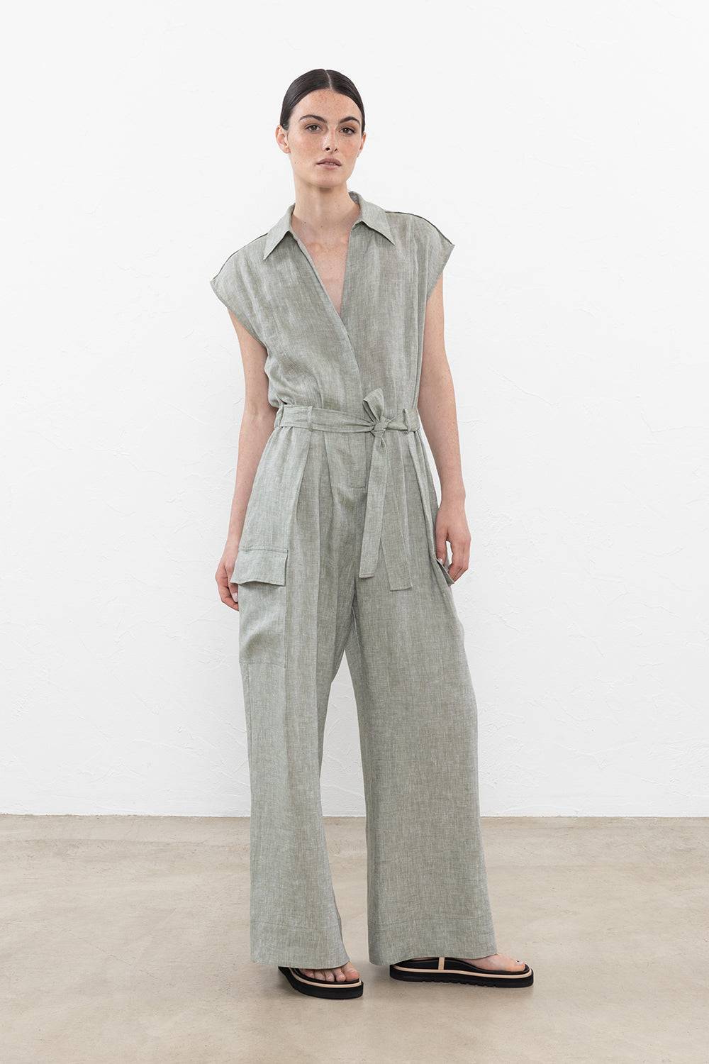 Peserico Tuta in leggera tela di puro lino