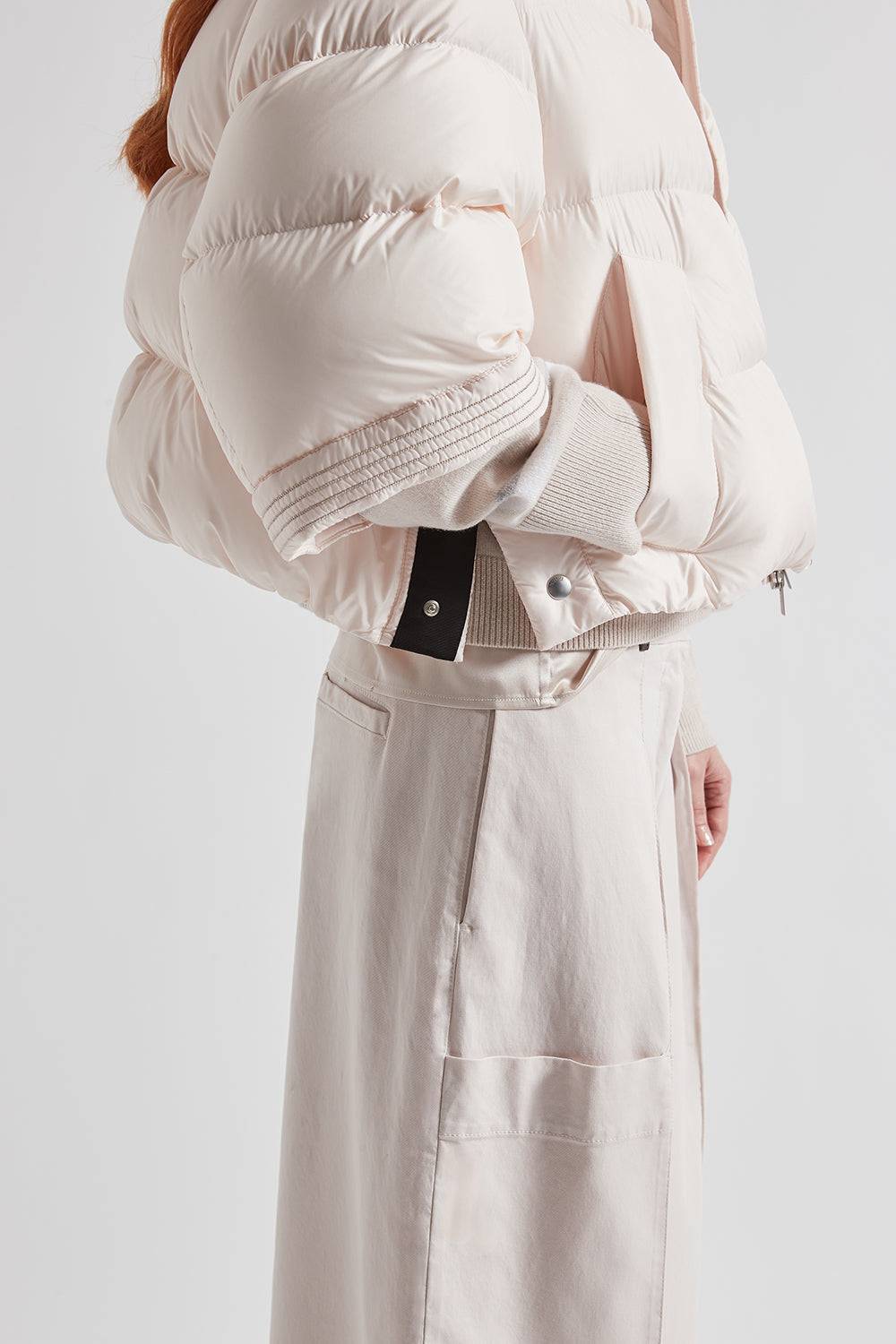 Peserico Piumino Corto Maniche Tre Quarti Antigoccia