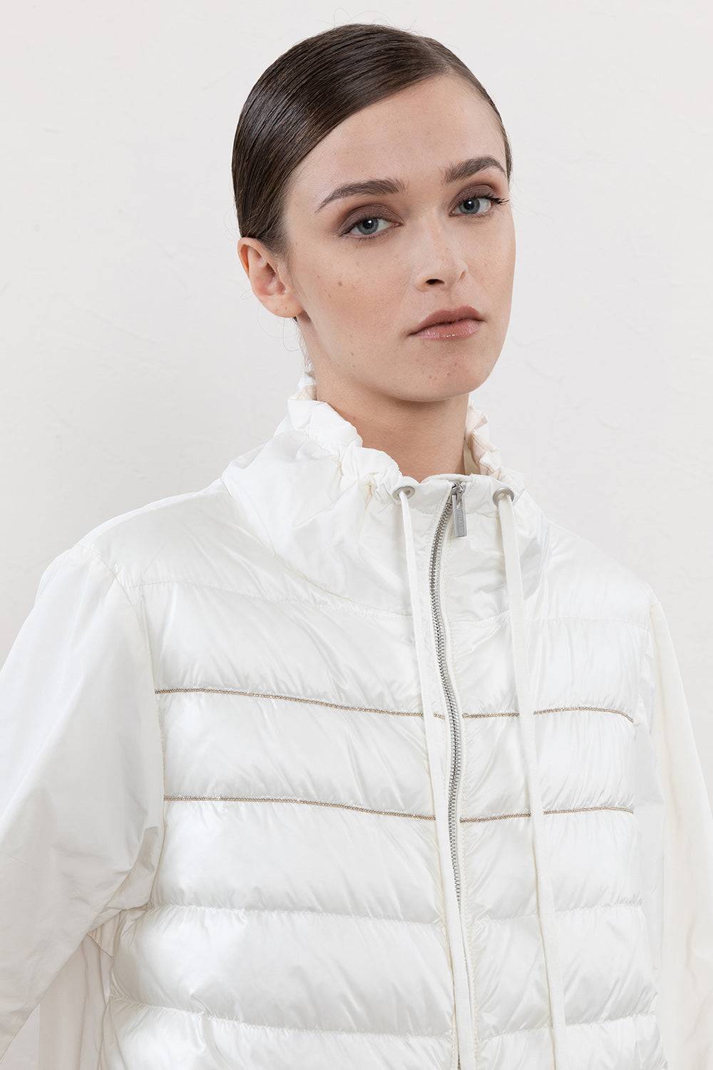 Peserico Piumino In Nylon Ultraleggero E Taffetà Tecnico