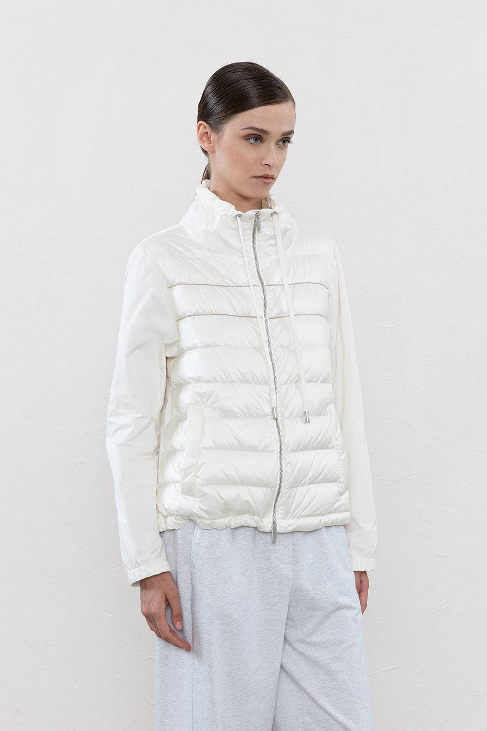 Peserico Piumino in nylon ultraleggero e taffetà tecnico