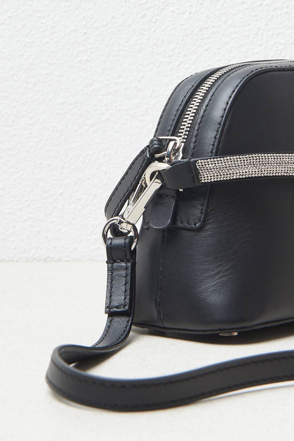 Peserico Pochette In Vera Pelle Con Manico E Tracolla